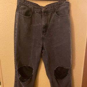 Pretty little thing mom jeans